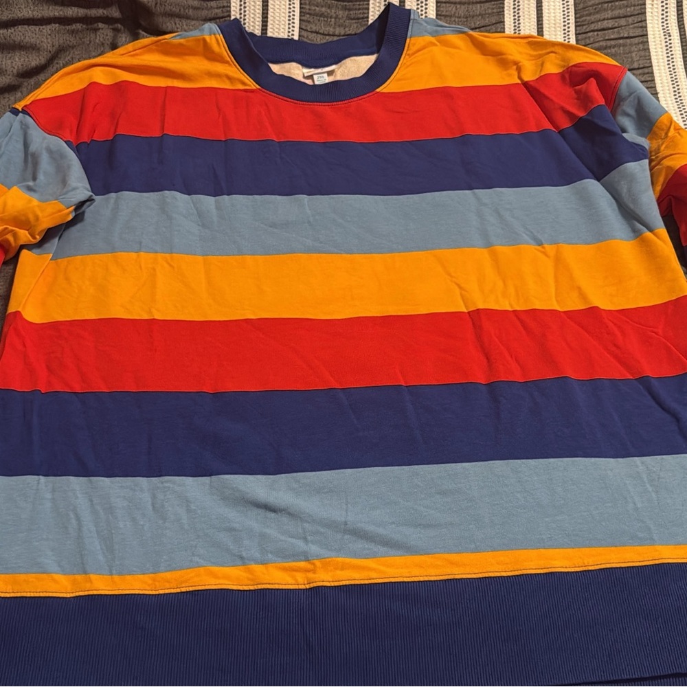 Colorful Striped Long Sleeve Shirt